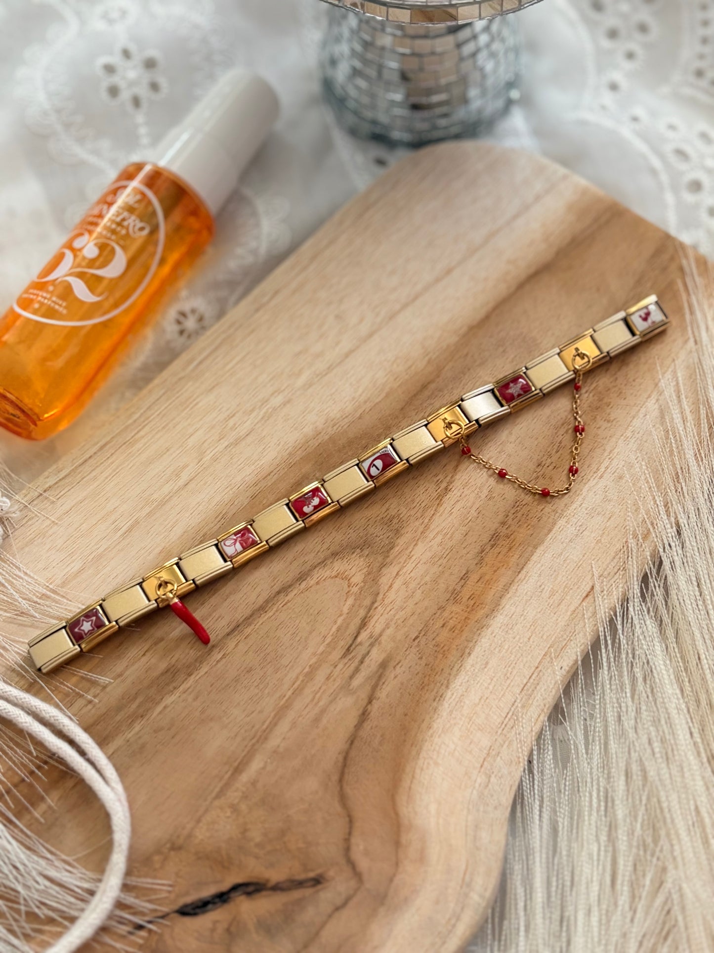 BRACELET ITALIEN ROUGE #2