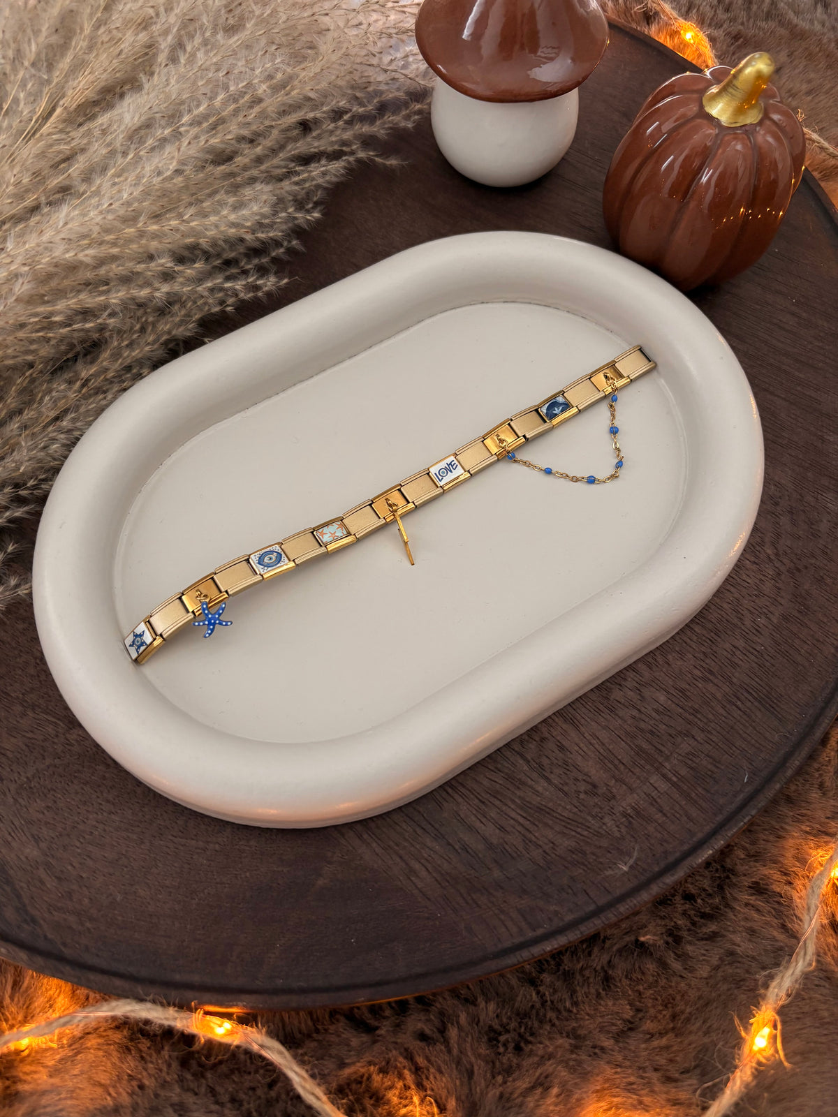 BRACELET ITALIEN BLEU #1
