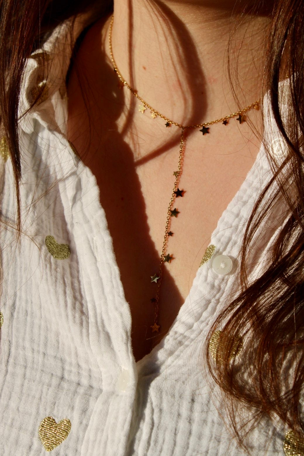 COLLIER Y - PRUNELLE