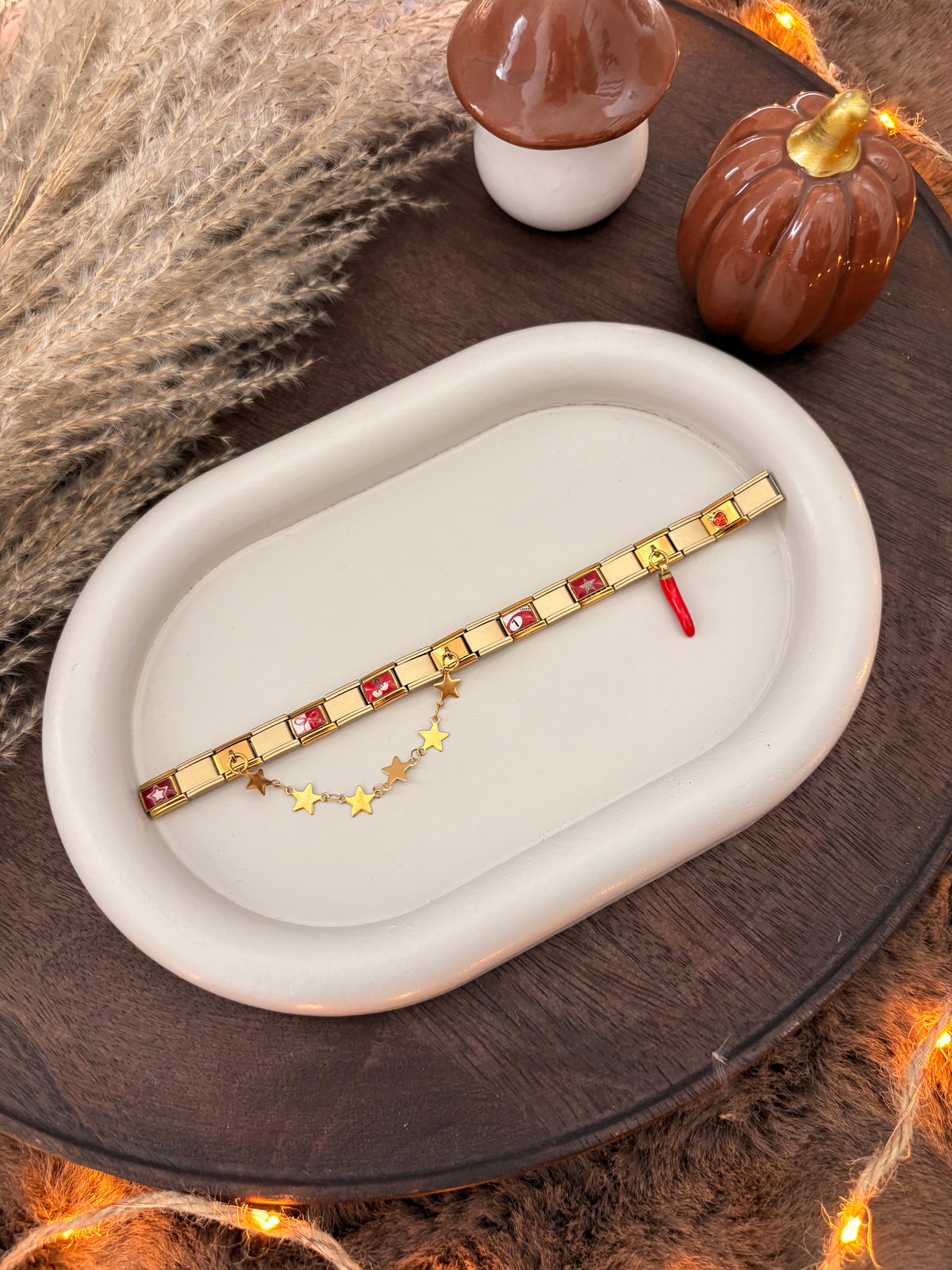BRACELET CHARM ITALIEN - ROUGE #2