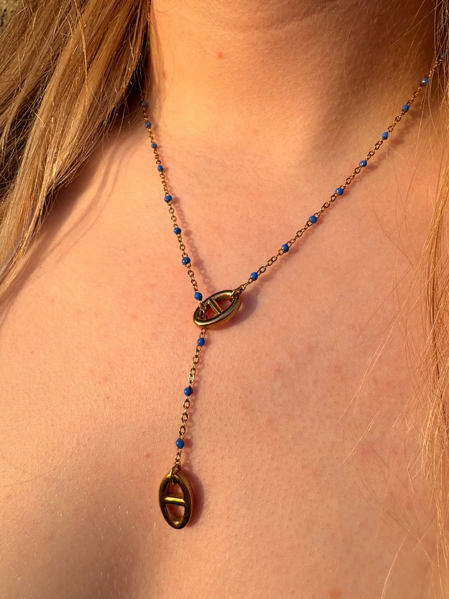 COLLIER - NILIA BLEU