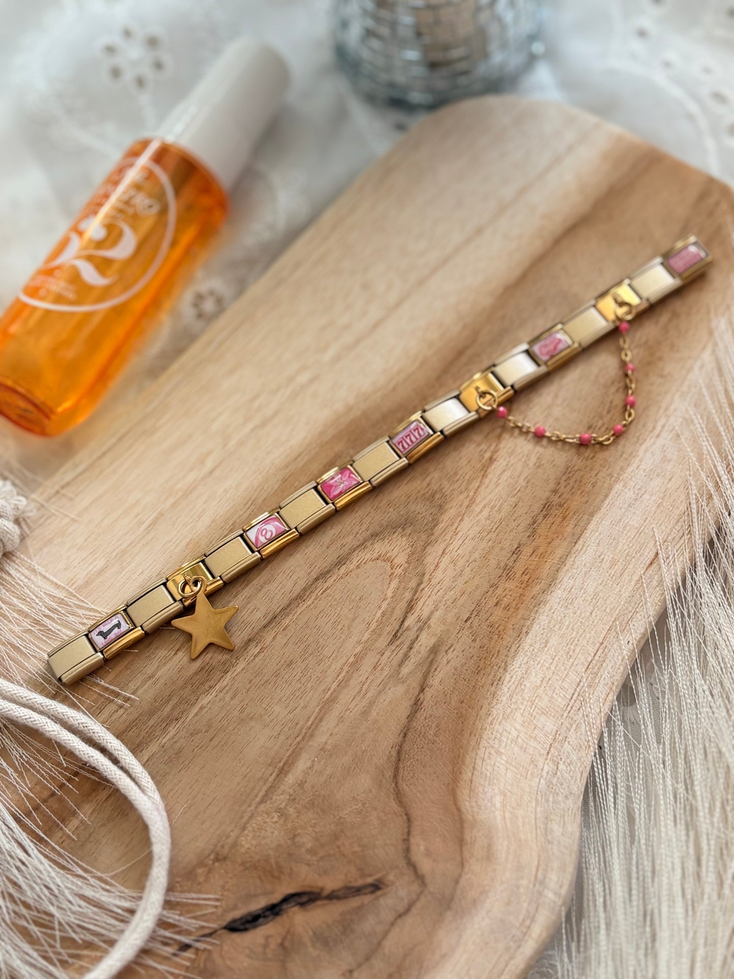 BRACELET ITALIEN ROSE #2