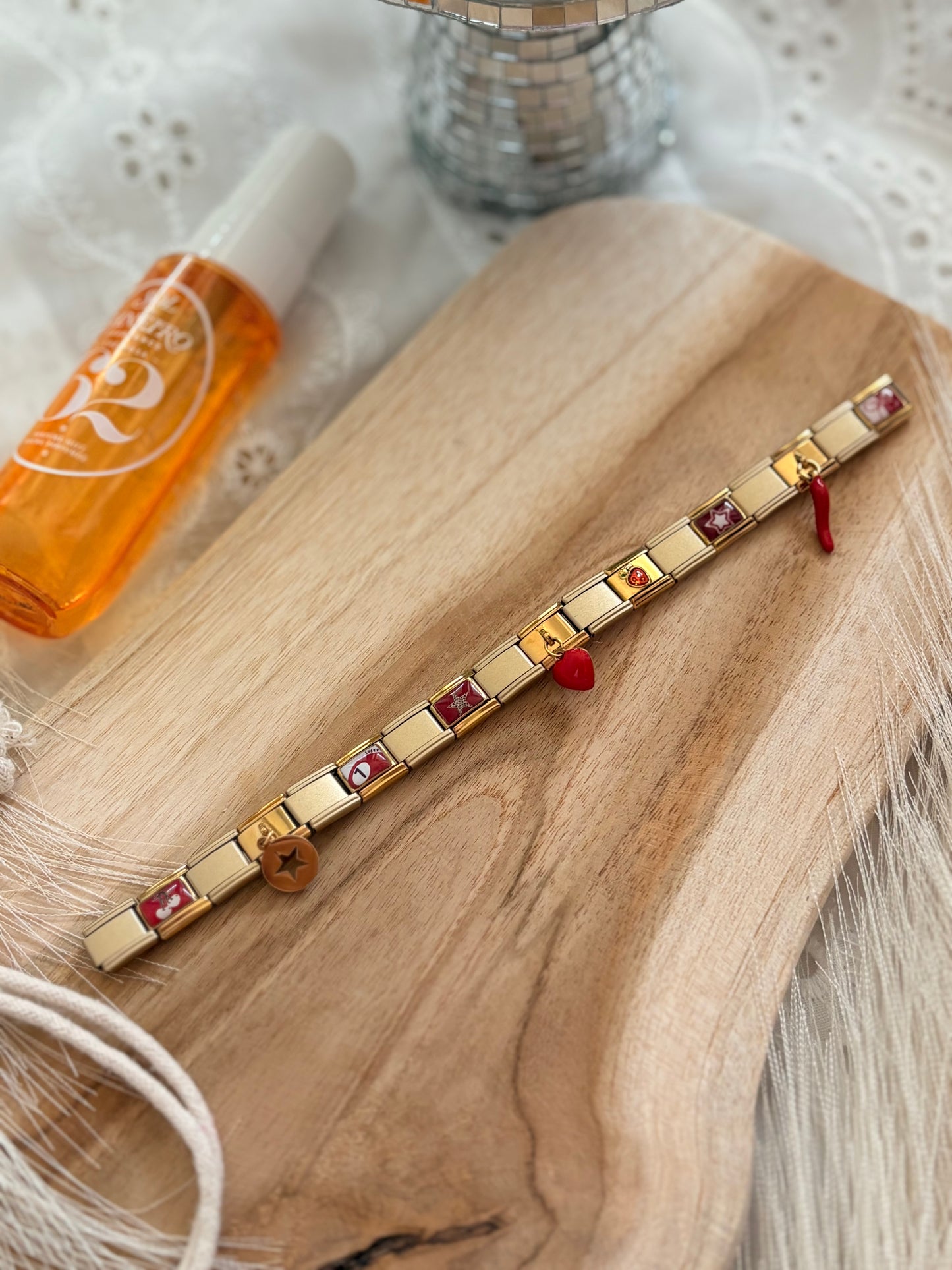 BRACELET ITALIEN ROUGE #1