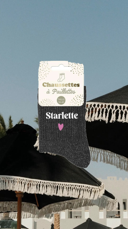 Chaussette à paillettes " Starlette ♡  "