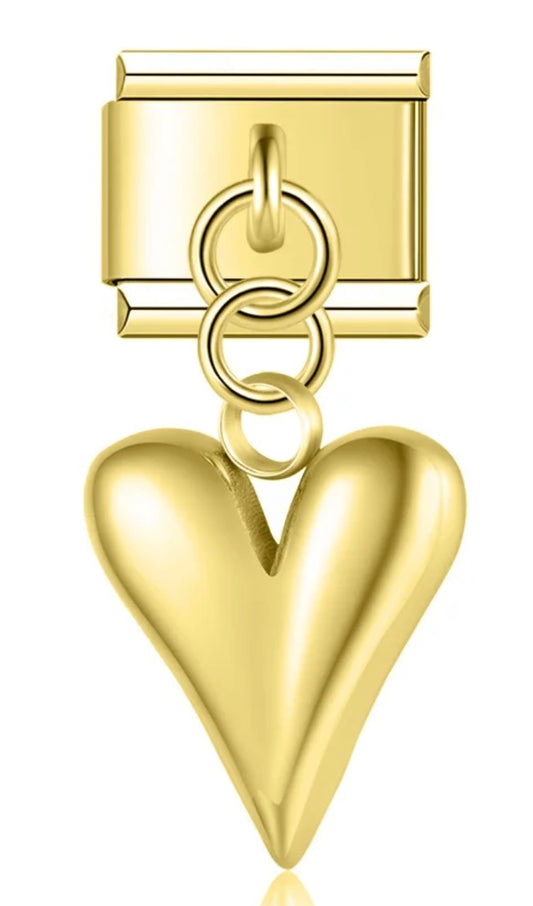 CHARM BRELOQUE BRACELET ITALIEN COEUR