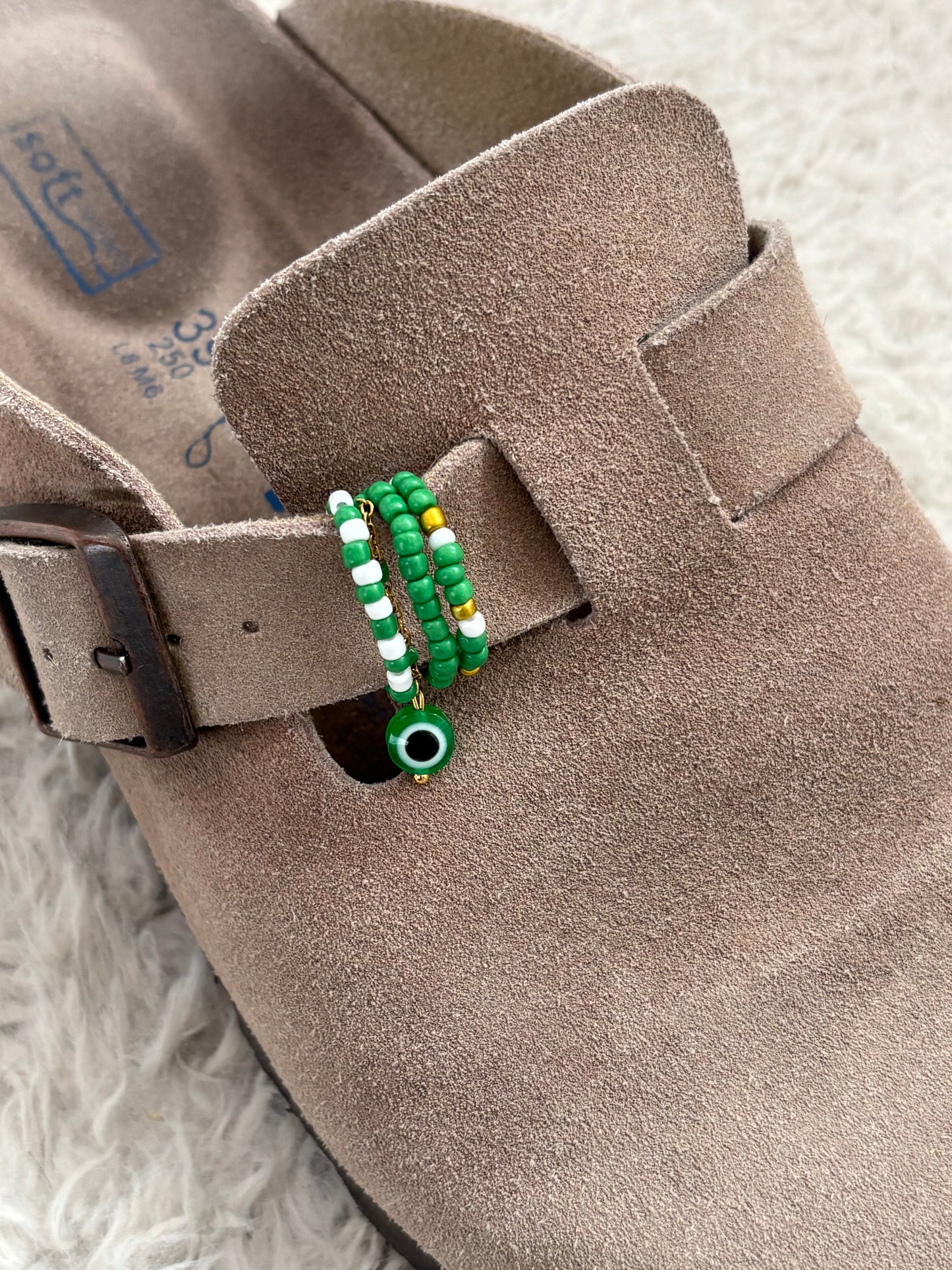 Charm birkenstock vert