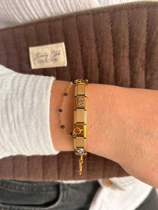 BRACELET CHARM ITALIEN - NOIR #2