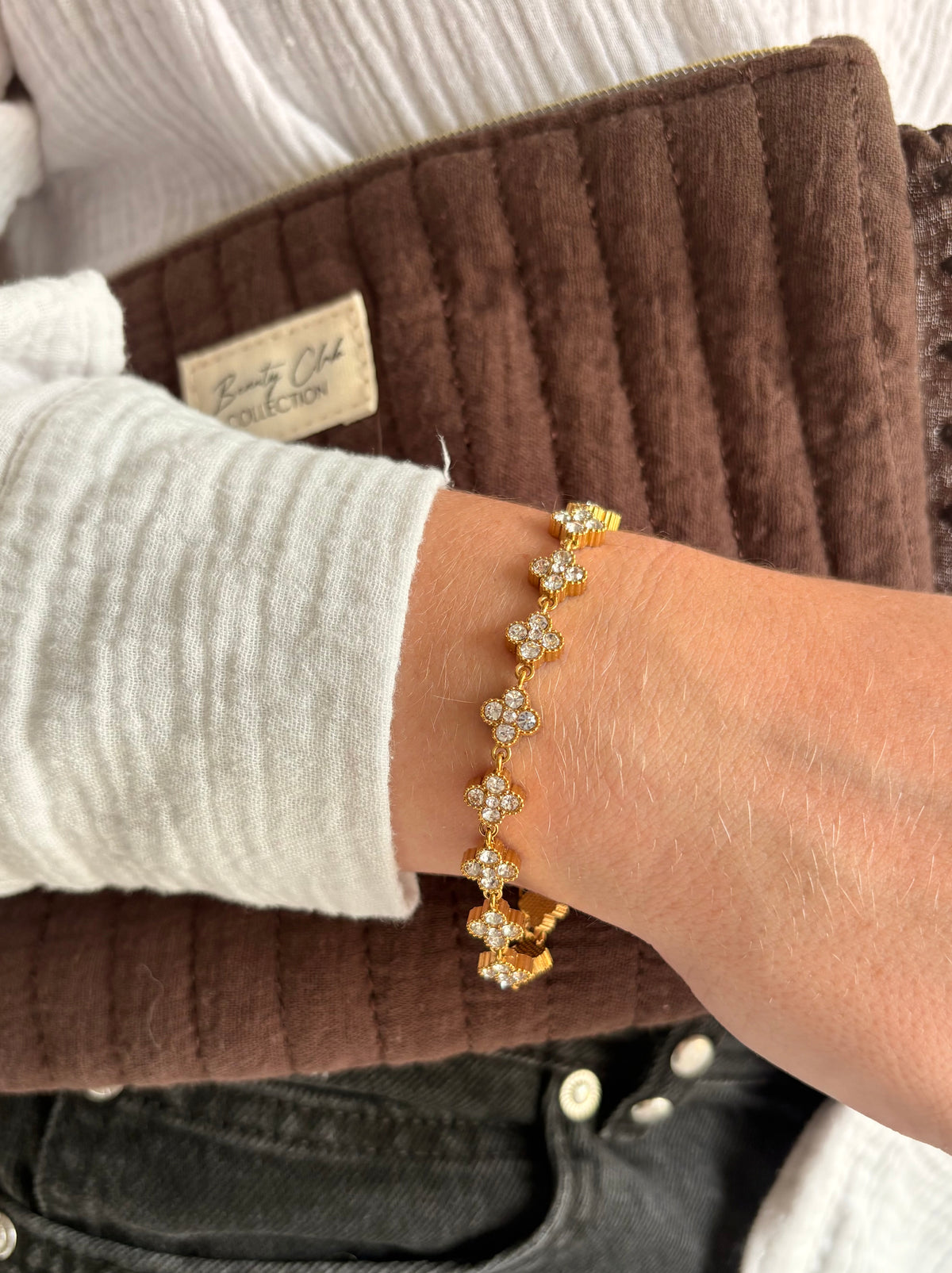 BRACELET - TREFLA BLANC