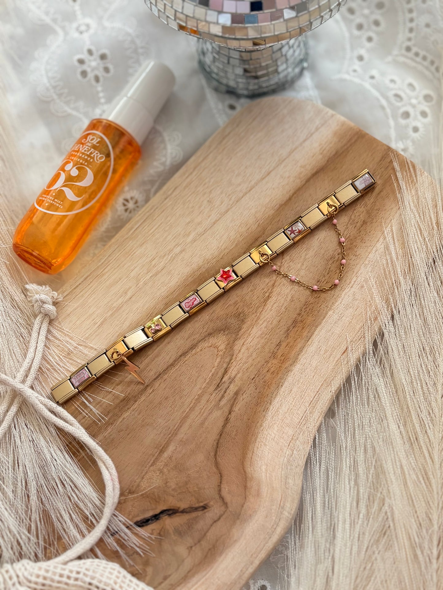BRACELET ITALIEN ROSE #1