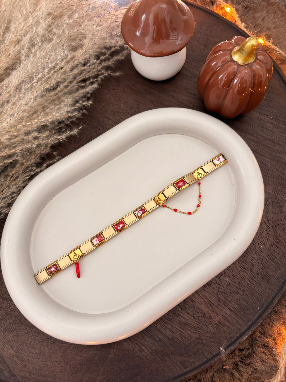 BRACELET ITALIEN ROUGE #1