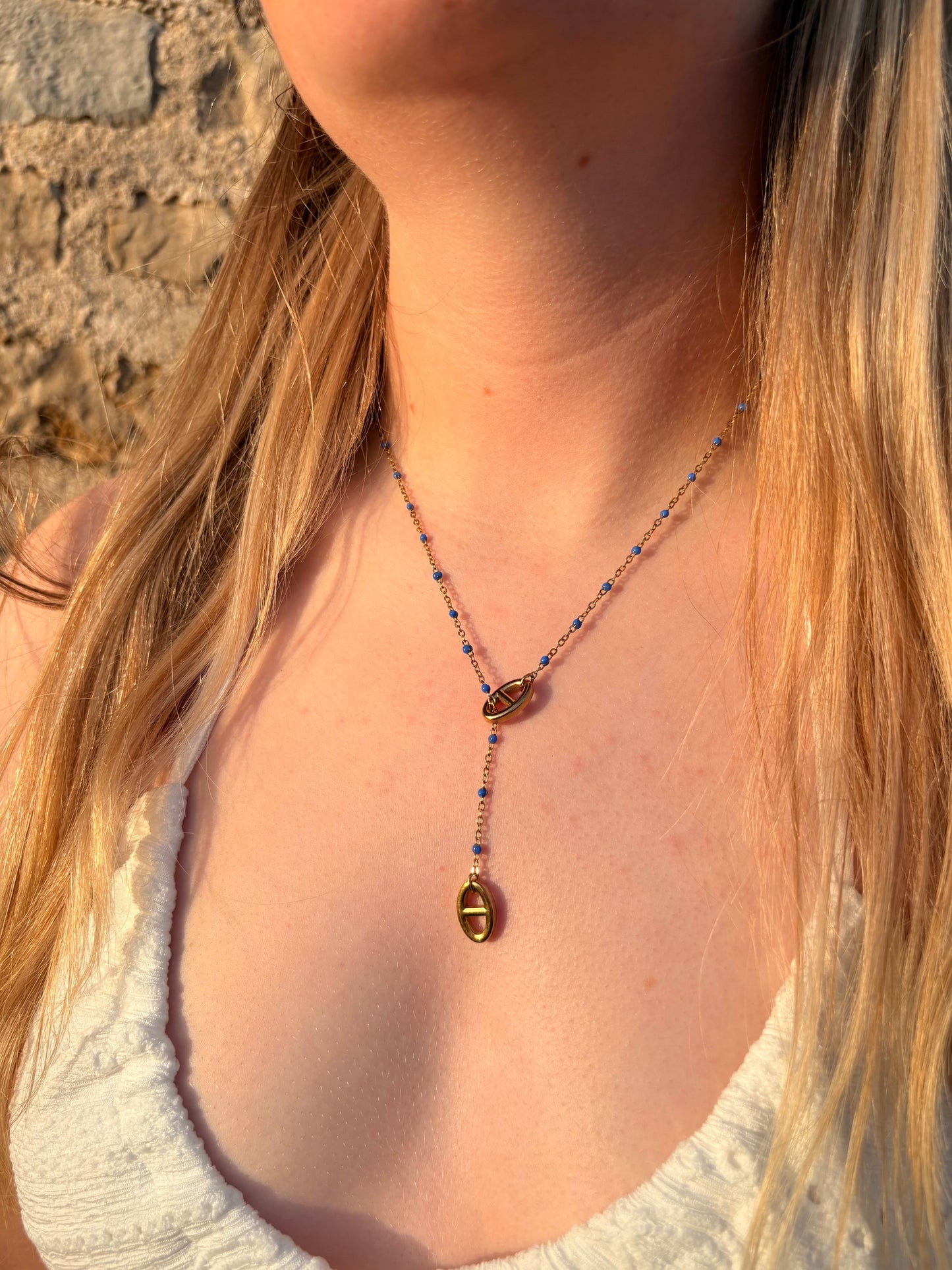 COLLIER - NILIA BLEU