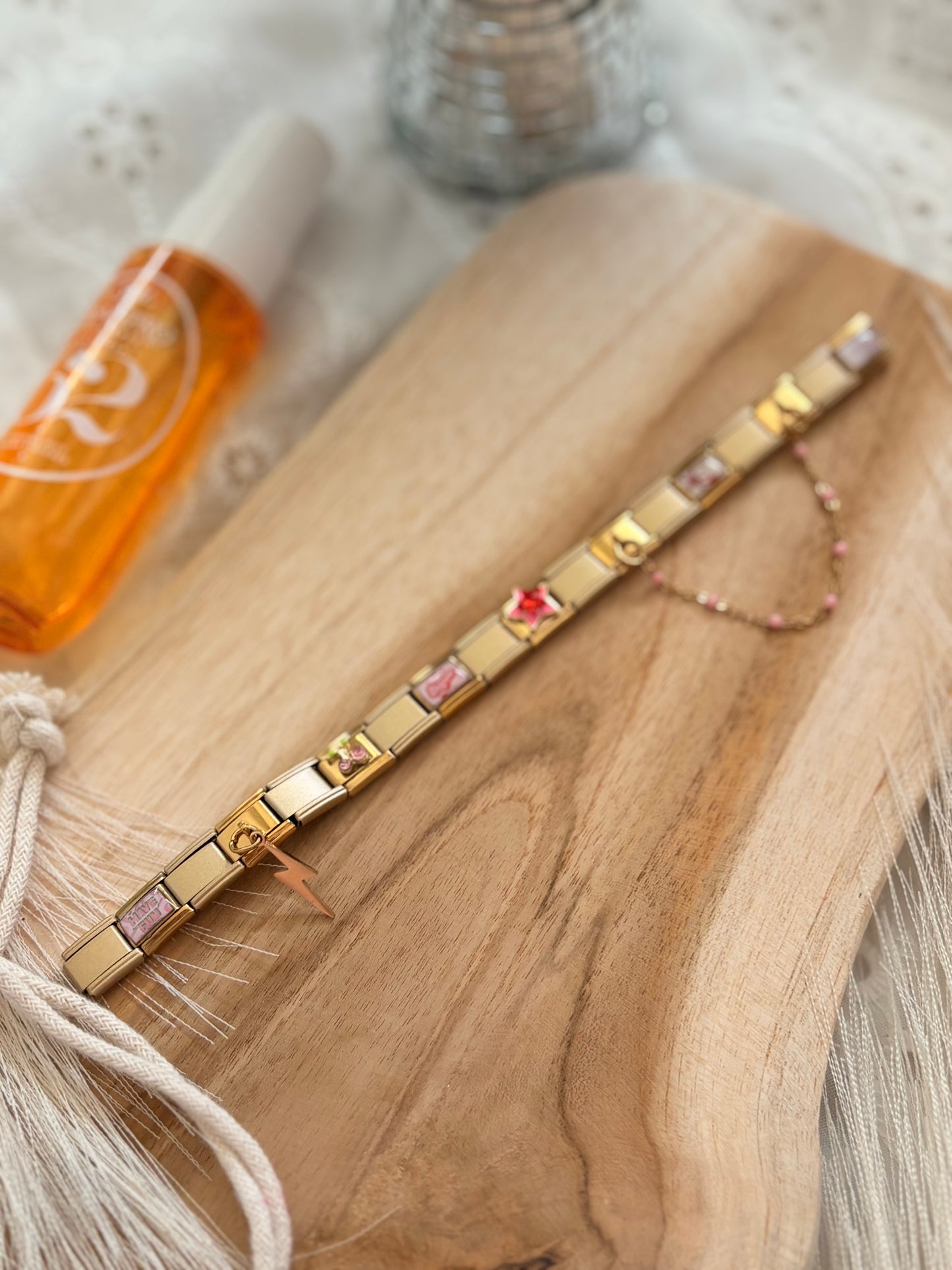 BRACELET ITALIEN ROSE #1