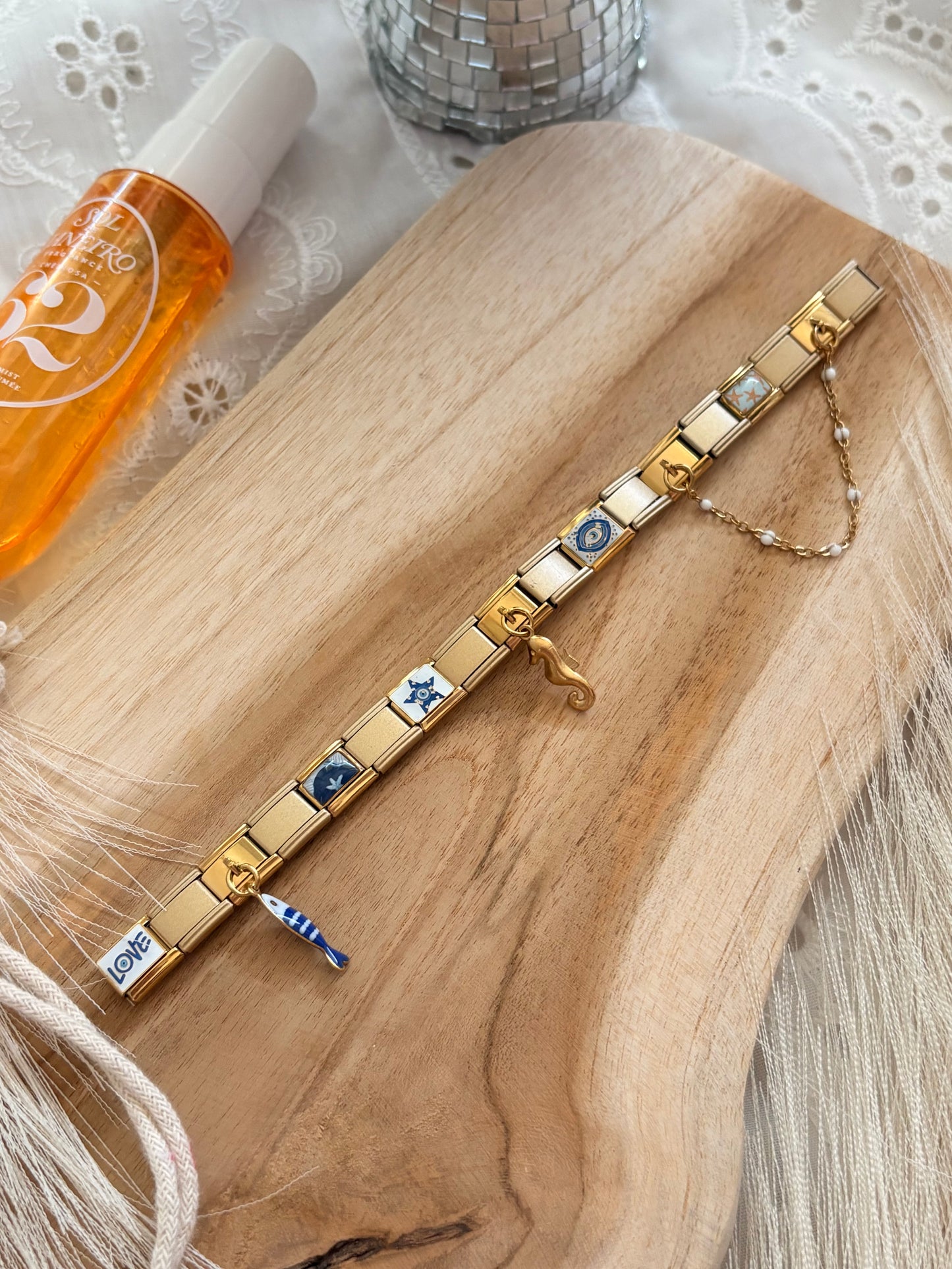 BRACELET ITALIEN BLEU #2