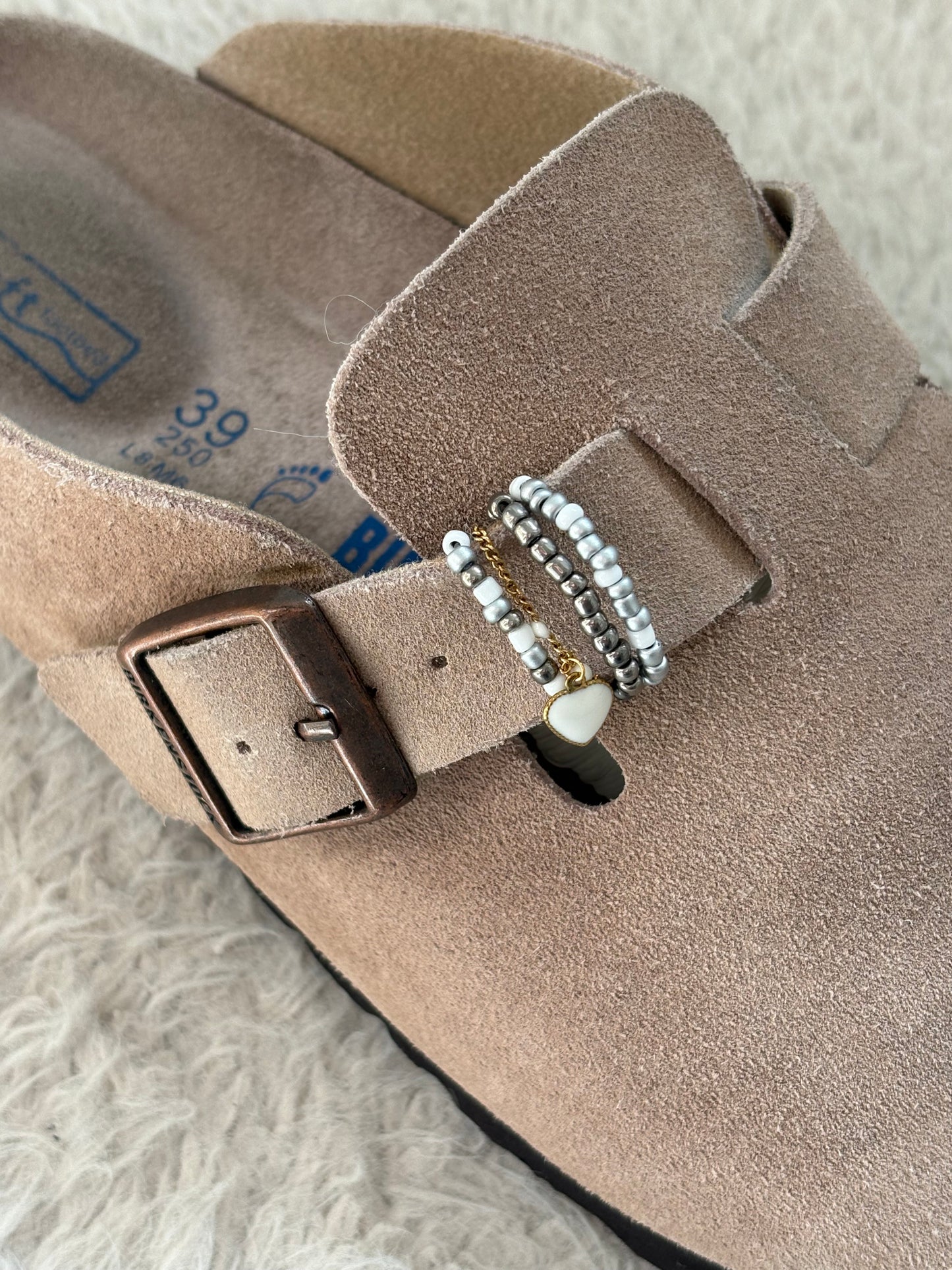 Charm birkenstock gris