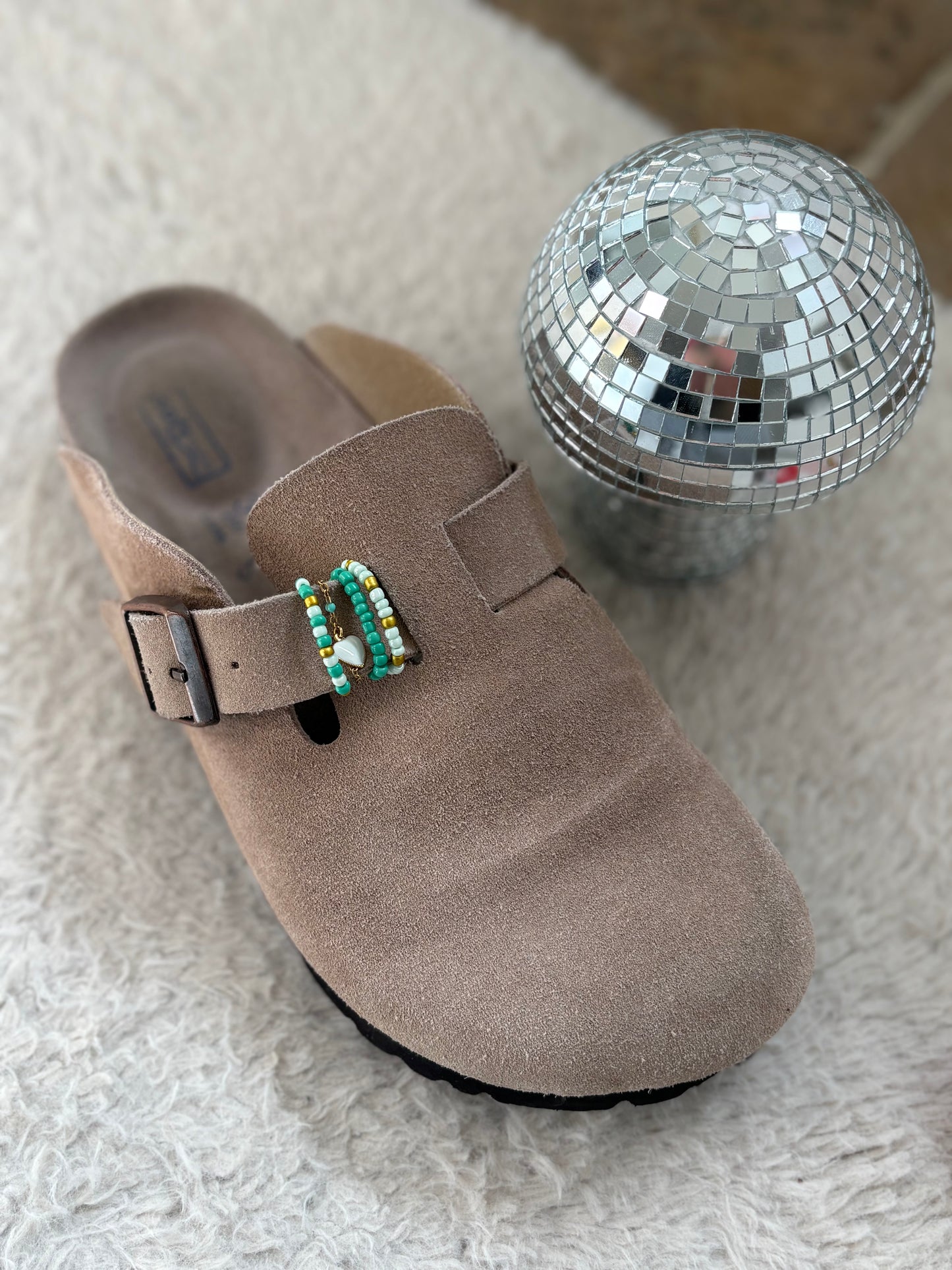 Charm birkenstock turquoise