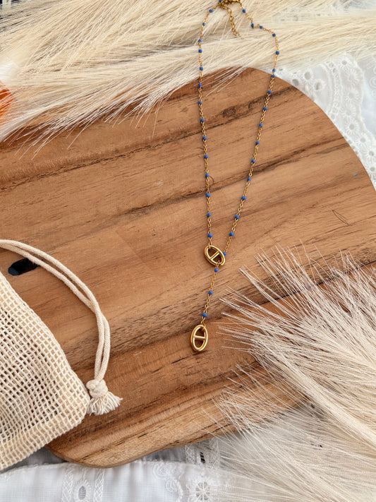 COLLIER - NILIA BLEU