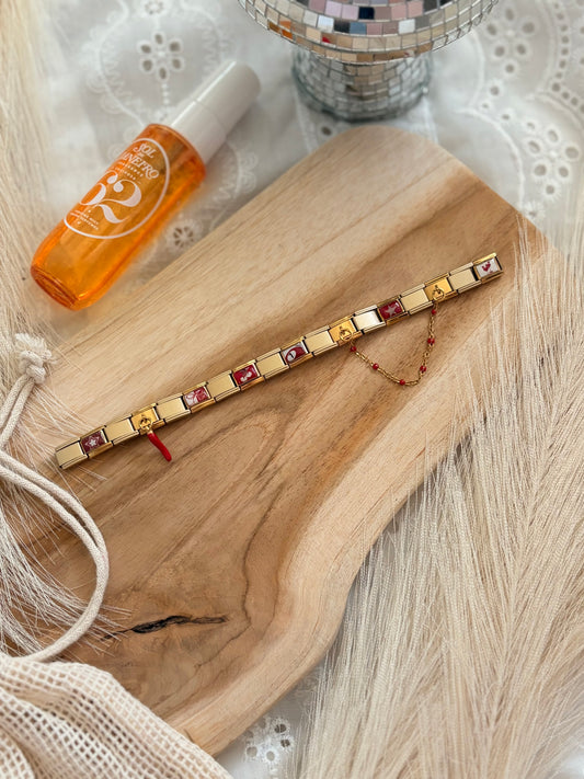 BRACELET ITALIEN ROUGE #2