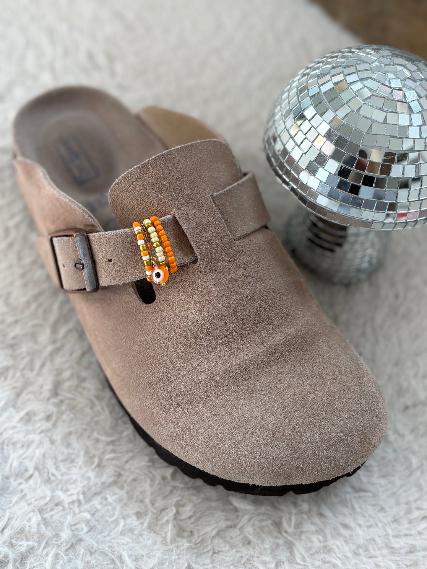 Charm birkenstock orange