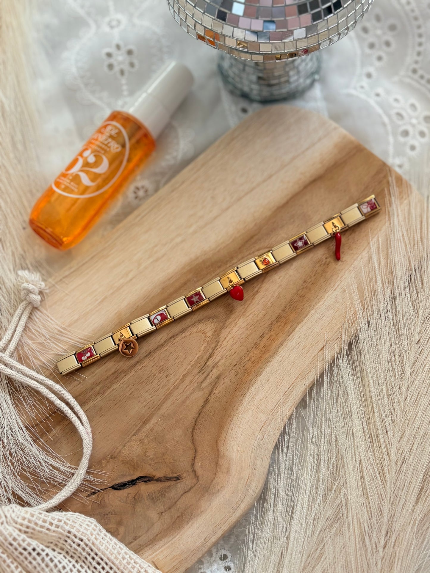 BRACELET ITALIEN ROUGE #1