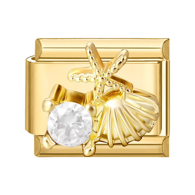CHARM ITALIEN TRIPLE COQUILLAGE