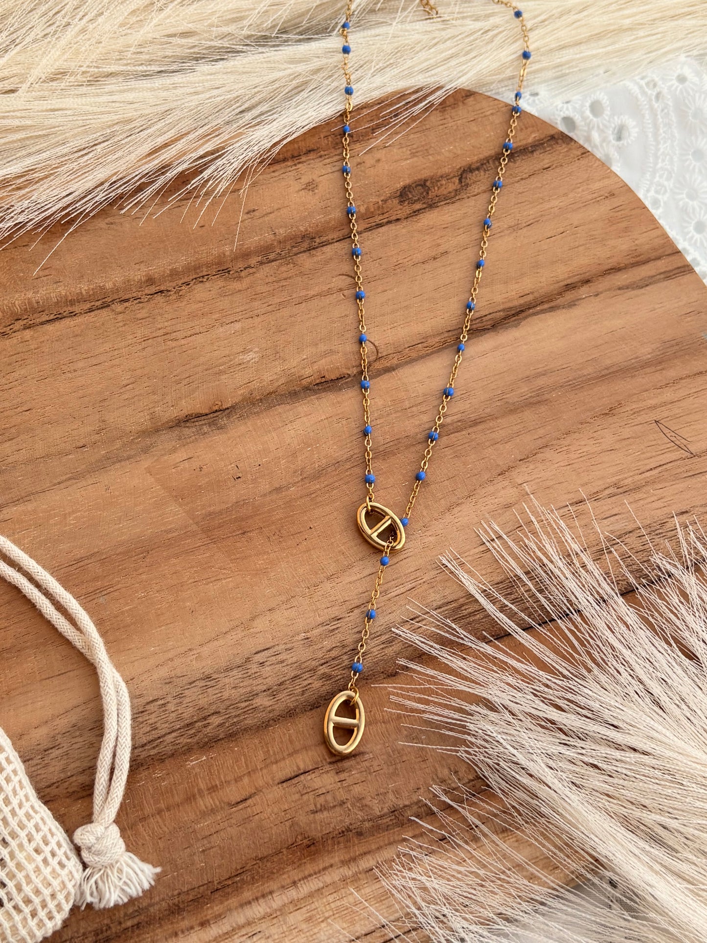 COLLIER - NILIA BLEU