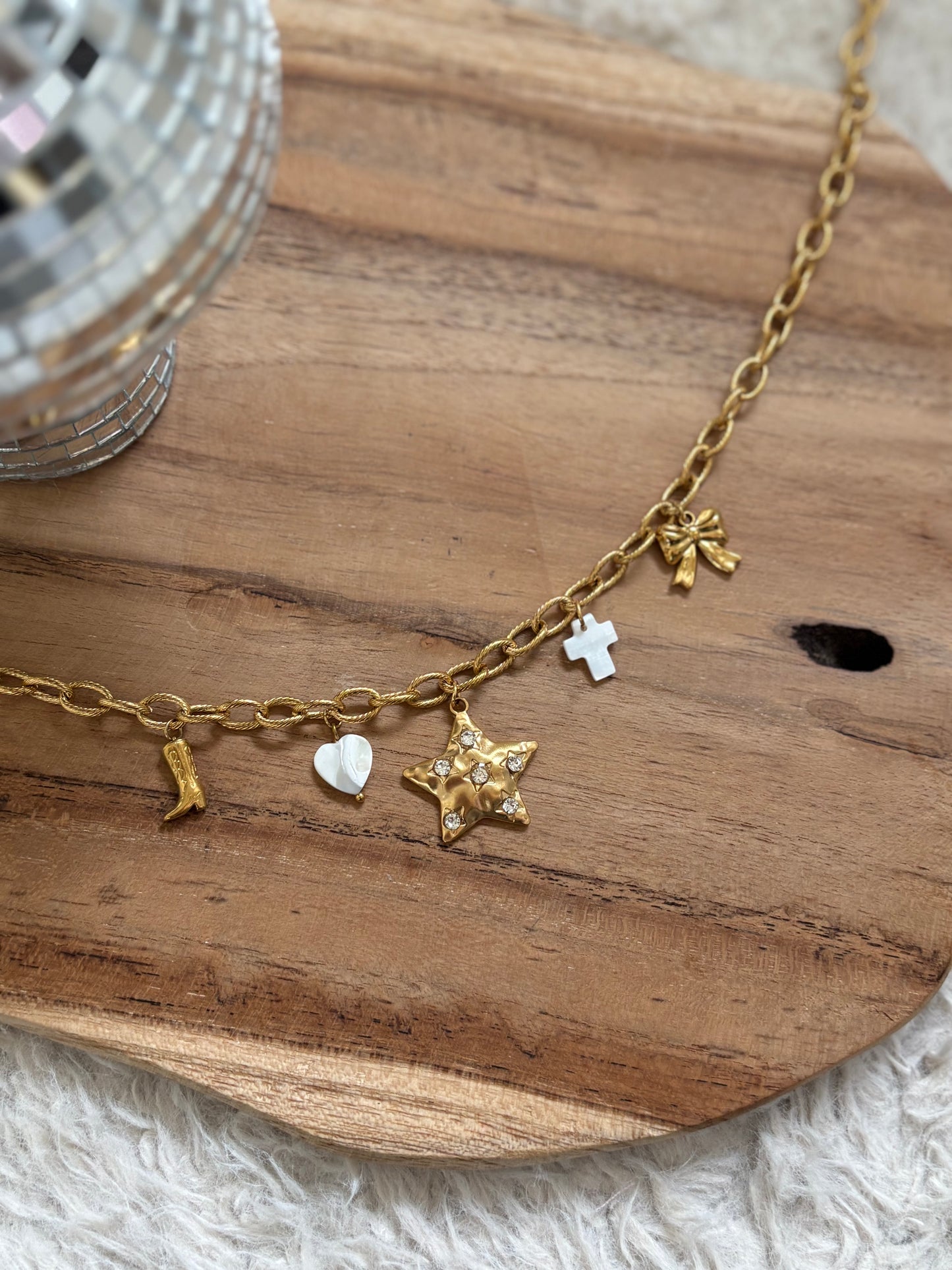 Collier charm : Angely