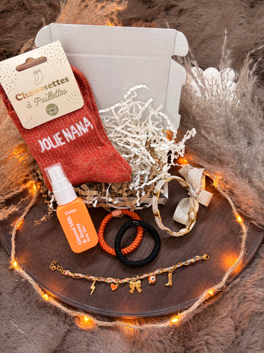 Box rentrée orange " JOLIE NANA "