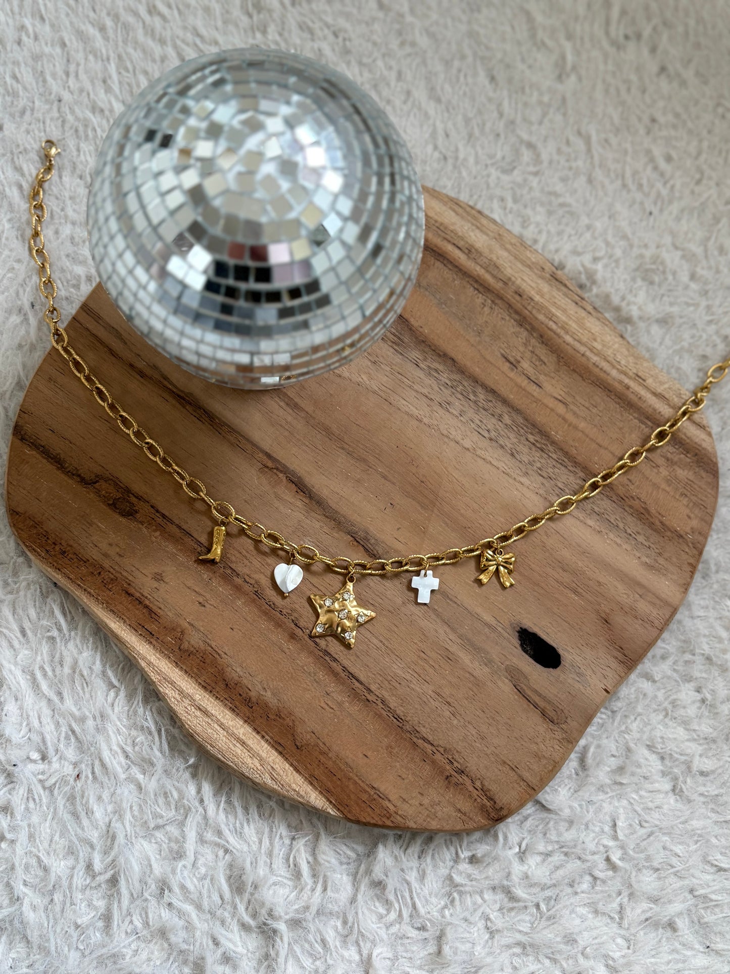 Collier charm : Angely