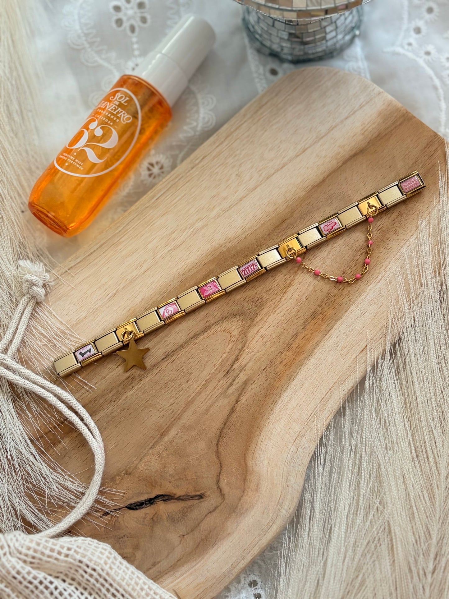 BRACELET ITALIEN ROSE #2