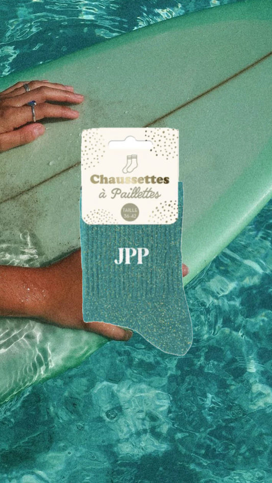 Chaussette à paillettes " Jpp "