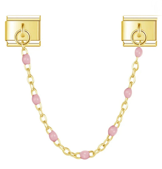 CHAÎNE CHARM ITALIEN ROSE