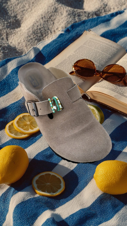 Charm birkenstock turquoise