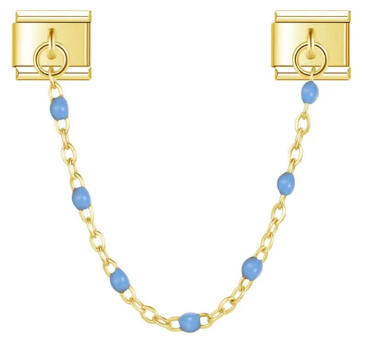 CHAÎNE CHARM ITALIEN BLEU