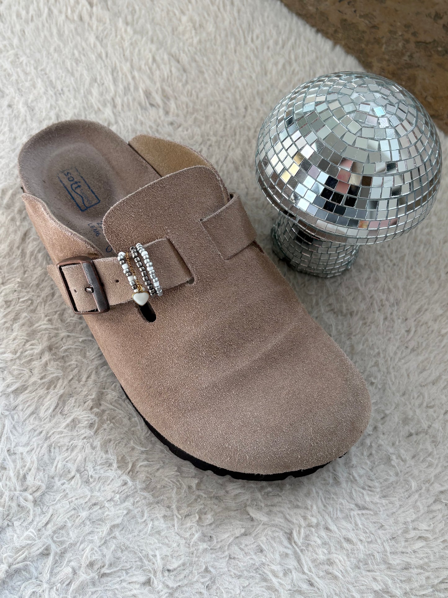 Charm birkenstock gris