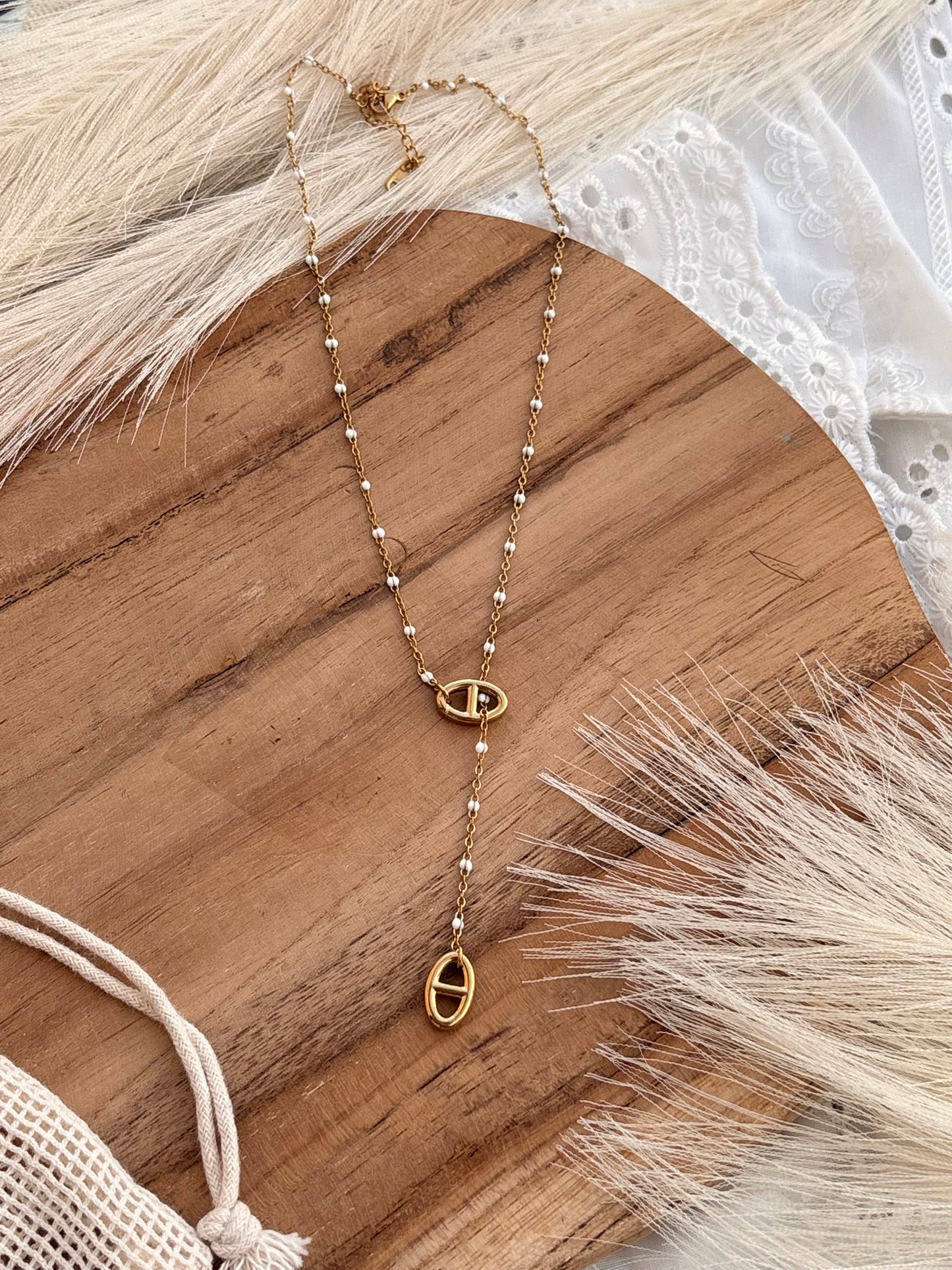 COLLIER - NILIA BLANC