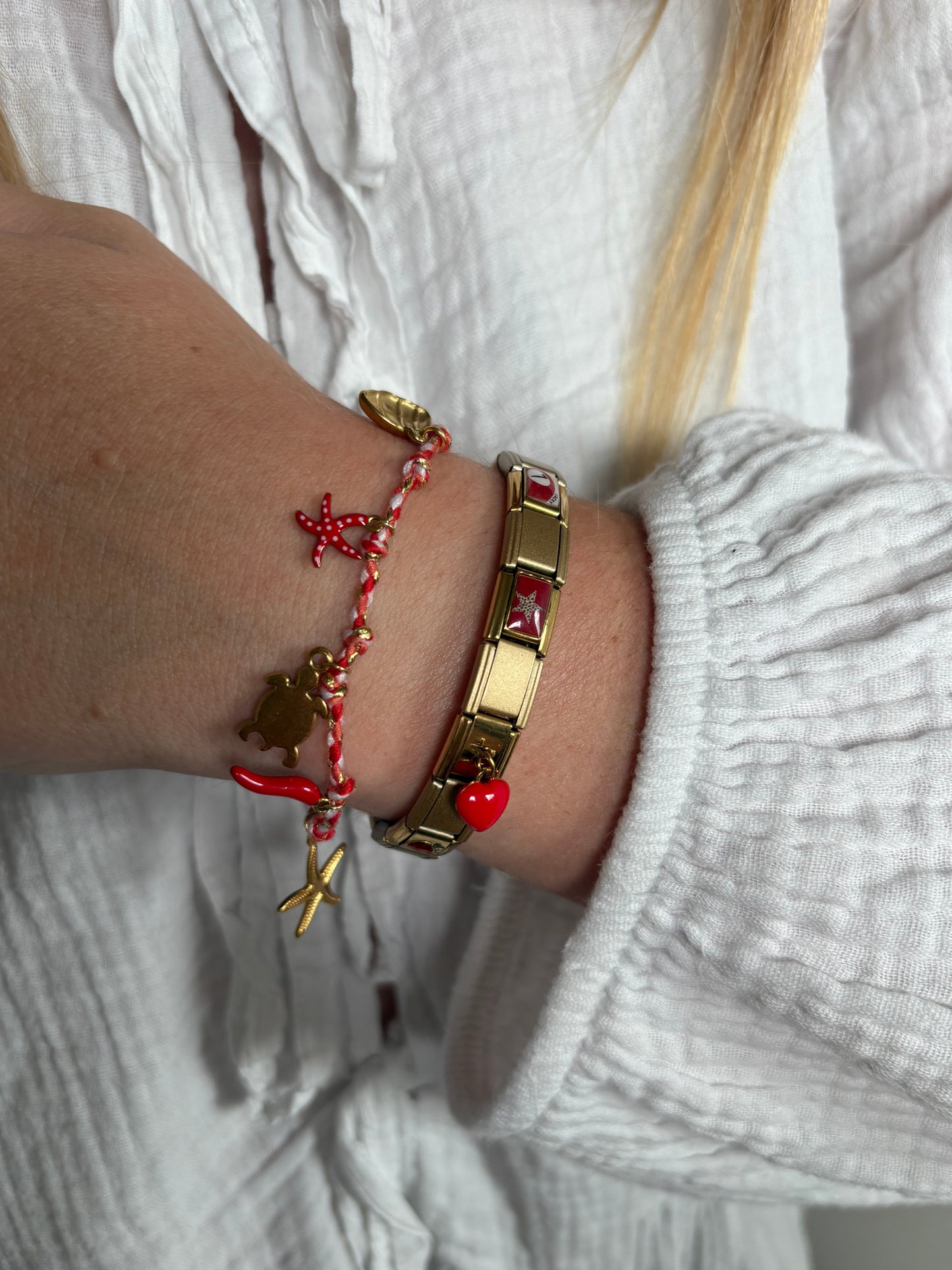 BRACELET ITALIEN ROUGE #1